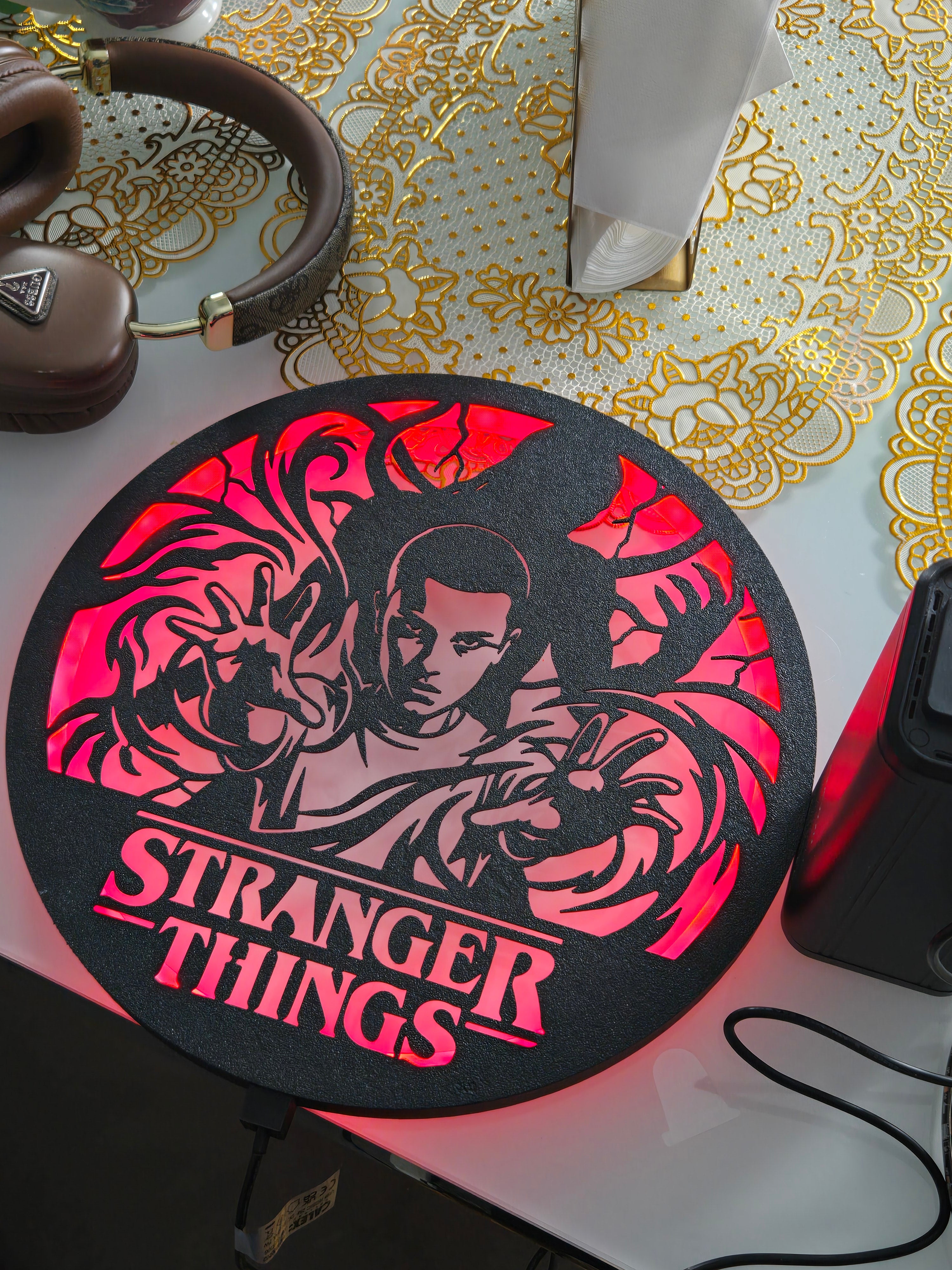 Stranger Things RGB Ring Light 30cm With Remote Control